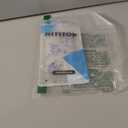 NITITOP Compatible with iPhone 16 Case Cute Clear Flower Floral Artistic Design for Women Girls Stylish Slim Soft TPU Shockproof Protective Girly Phone Cover - Blue