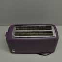 bella 4 Slice Slim Toaster, Fits-anywhere Kitchenware, 6 Setting Shade Control with Reheat & Cancel Buttons, Fits Sourdough, 10 Long Slot, Anti Jam & Auto Shutoff, 900 Watt, Plum