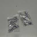 GAsupply 12X1.5 45mm Shank Lug Bolts Compaible with E82 E88 E91 E92 E93 E36 E30 E90 E28 E34 E23, 12/1.5 Extended Bolts/Studs Conical Seat for 20mm Aftermarket Wheel Spacer, Chrome, 20pcs (Silver)