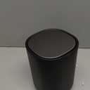 CEROELDA Mini Desktop Trash Can with Swing-Top Lid, 0.4 Gal/1.5L Tabletop Trash Can, Small Wastebasket for Bathroom Countertop, Vanitie, Coffee Area, or Office (Black)