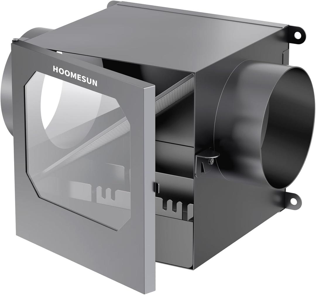 Upgrade Indoor Dryer Duct Lint Trap Kit, Dryer Lint Catcher with Stainless Steel Mesh & 4in - 8FT Dryer Vent Hose, Water Drawer, Secondary Lint Trap for Gas or Electric Clothes Dryers