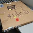 35" x 27" Single Panel Fireplace Screen with Magnetic Doors - Flat Fireplace Screens Stand Alone, Black Wrought Iron Spark Guard Mesh Cover, Arched Freestanding Gate for Indoor Living Room