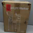 Narrow Walker Folding Upright Walker - with Removable Armrests, 450LBS Heavy Duty, Width & Height Adjustable Narrow Walkers for Seniors, Disabled, Bariatric