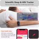 FITVII Fitness Tracker with 24/7 Heart Rate and Blood Pressure Monitor, Blood Oxygen HRV Sleep Tracking Smart Watch, Calorie Step Counter IP68 Waterproof Pedometer Activity Tracker for Women Men