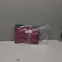 Vaultz Money Bag with Lock - 7 x 10 Inches, Men & Women's Locking Accessories Pouch for Cash, Bank Deposits, Wallet, Medicine, Phone and Credit Cards - Pink