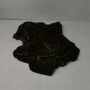 Velvet Tablecloth Luxurious Solid Round Table Cloth,Oblong Retro Farmhouse Ruffle Tablecloths Washable Table Cover for Party Wedding Baby Shower Kitchen Dinning Tabletop Decoration (Olive Green)