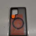 TORRAS Strong Magnetic & Seamless Stand for Samsung Galaxy S25 Ultra Case, Fit for MagSafe, Mil-Grade Drop Protection, Kickstand for Samsung Galaxy S25 Ultra Case, Translucent Back/Black Edge