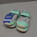 SCENEREAL Anti Slip Dog Shoes for Large Dogs, Medium Sized Dog Boots & Paw Protectors for Winter Snowy Day, Outdoor Walking, Water-Resistant in Rainy Weather, Indoor Hardfloors Skid-Resistant Sole (Size 7:(3.2"x2.8")(L*W), Green)