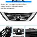 Front Bumper Grille For Nissan Altima 2016 2017 2018 | Chrome With Black Insert Grill NI1200283 623109HS1A.
