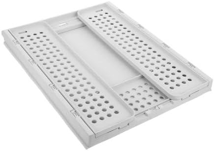 Hemobllo Modern Plastic Drawer Storage Baskets Dresser Drawer Dividers Closet Organizers Stacking Bins for Efficient Storage, Pack Of 5