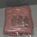 UHITECH Linen Curtains 80 Inch Length 2 Panels Set Blush Pink Blackout Curtains for Bedroom Living Room Darkening Rod Pocket Modern Thermal Black Out Drapes for Windows