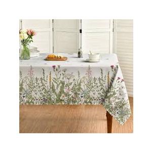Horaldaily Spring Summer Tablecloth 60x84 Inch Rectangular, Wild Flowers Floral Table Cover for Party Picnic Dinner Decor Horaldaily Spring Summer Tablecloth 60x84 Inch Rectangular, Wild Flowers Floral Table Cover for Party Picnic Dinner Decor