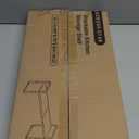 Expandable Cabinet Shelf Organizer Rack, Stackable Kitchen Counter Storage Shelves Stand, Adjustable Height Pantry Shelf Spice Rack (White, 1 Pack) (8.7''D*15.7-25.6''W*9.8''H)