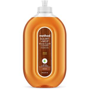 Method Squirt + Mop Hardwood Floor Cleaner, Almond, 25 Ounce, 1 pack