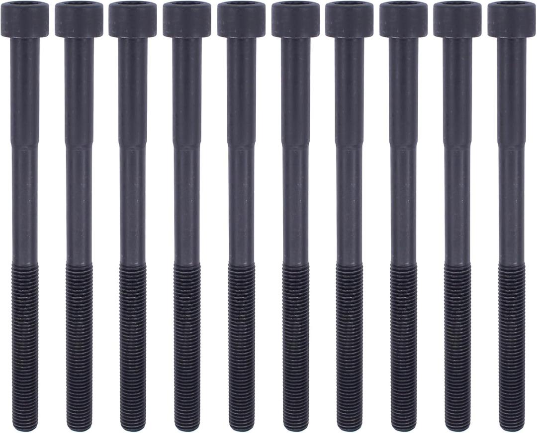 ApplianPar 10Pcs Cylinder Head Bolts Kit for Toyota Camry Highlander RAV4 Solara 2.0L 2.4L 1AZFE 2AZFE for Scion tC 2005-2006