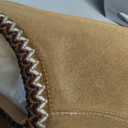 DREAM PAIRS Women's Fuzzy Cozy Slippers Genuine Suede Indoor Outdoor Fluffy Home Comfy Winter Slip On Cute Warm Memory Foam Furry Shoes FuzzyEasy (8 Wide)