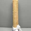 14" Width Cane Webbing 2Feet, Natural Rattan Webbing for Caning Projects, Woven Open Mesh Cane for Furniture, Chair, Cabinet, Ceiling