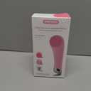 PRITECH Silicone Face Scrubber, Rechargeable Facial Cleansing Brush with Heat Massage End, Vibrating Exfoliator Scrubber for Deep Cleaning, Waterproof Face Brush for Women and Men (Green)