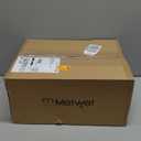 2-Light Bathroom Light Fixtures, Brushed Nickel Vanity Lights, Double Wall Sconce with Flared White Fabric Shade, Modern Sconces Wall Lighting for Hallway Bedroom Stairway, VL837-BN-2