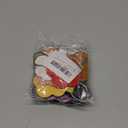 8PCS Dog Hair Keychain, Pet Fur Keepsake, Cat Paw Print Shaped Leather Keys Holder Memorial Charm Gifts, Animal Lover Storage Chain Purse, Refillable Collection Ornament Remembrance Bag