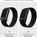 Miimall Silicone Bands for WHOOP 5.0/4.0 Band for Men, Waterproof & Sweatproof, Soft Breathable Sports Strap Adjustable Wristband Fitness Replacement Wrist Band for WHOOP 4.0/5.0 Peak/One/Life MG