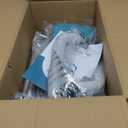 Lightweight Knee Scooter Crutch Alternative, Foldable & Adjustable Knee Scooter for Adults for Foot Surgery, Steerable Knee Walker with Detachable Storage Basket, Includes DIY Stickers-Blue