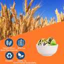 NOT CERAMICUnbreakable Cereal Bowls, 25 OZ Wheat Straw Bowls Microwave and Dishwasher Safe BPA-Free Eco-Friendly Bowl Beige Color for Cereal, Serving ,Soup, Oatmeal, Pasta and SaladSet Of 6