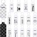 16 Pcs Volleyball Lipstick Holder Keychains Bulk Volleyball Clip on Lipstick Balm Holder Keychain Sleeve Pouch Gifts for Women Sports Lover Team Gifts