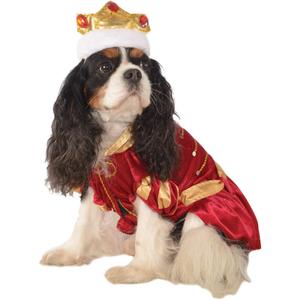Rubies Kanine King Pet Costume for Dogs or Cats, Small (Small (Pack of 1))