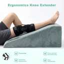 Leg Elevation Pillows for After Surgery, Memory Foam Knee Pillow for Knee Replacement Surgery, Leg Pillow Surgery Recovery Equipment for Sciatica Lower Back Hip Ankles, 29"x13''x9.8''