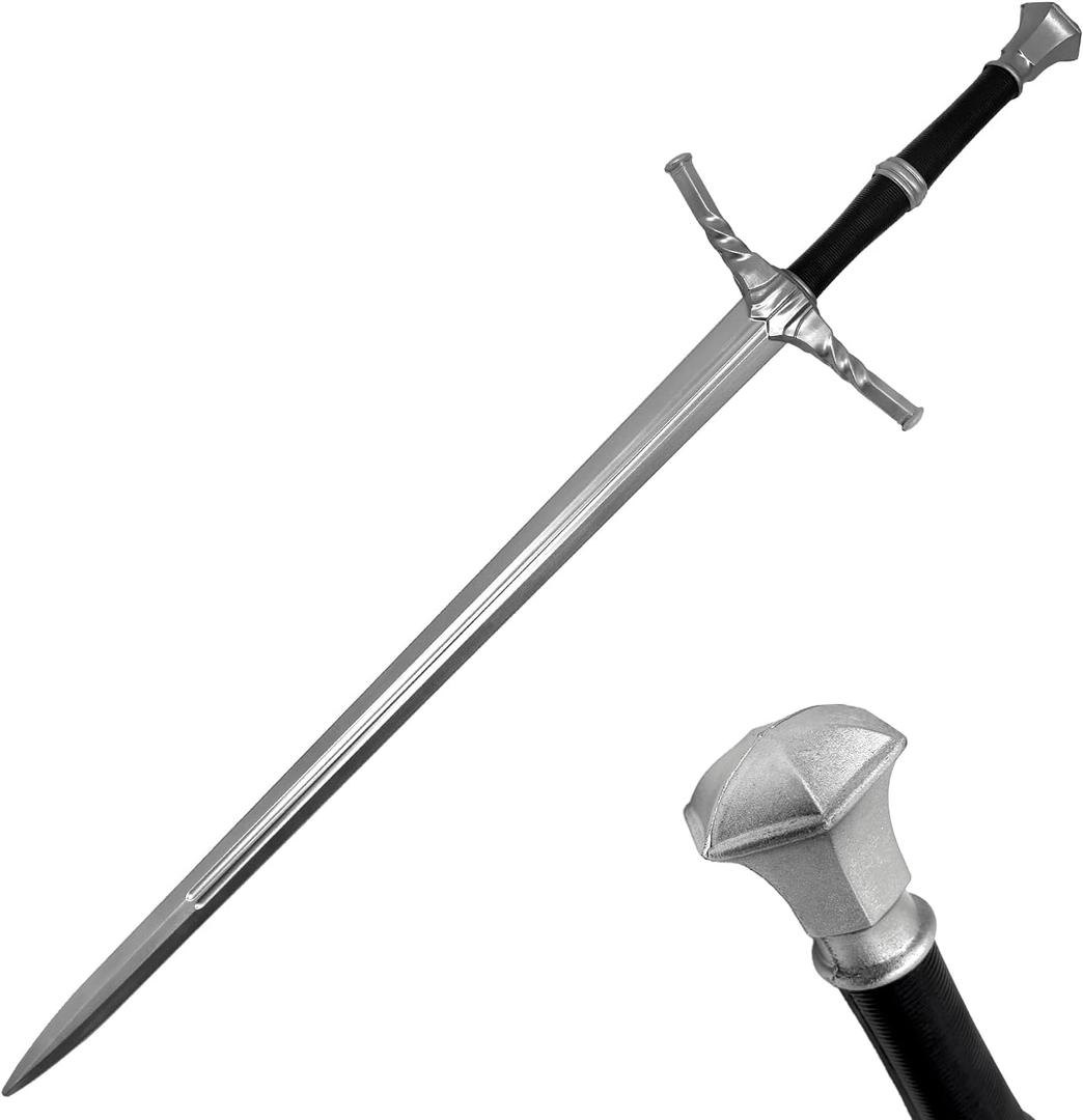 Full Size Medieval Foam Practice Sword for Cosplay LARP Costume Halloween