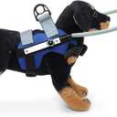 Dog Ring Harness with D-Ring, Lightweight Blind Dog Assistance Device, Visually Impaired Accessory for Dogs BlueUp Small