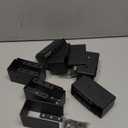 Concealed Joist Hangers, 12 Pcs, 2"x4" Outdoor Joist Bracket, Q235B Steel Powder Coated Flange Brackets with Screws, for Beam, Swing, Handrail, Fence.