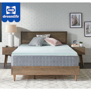Sealy Dreamlife 1.5-Inches D Memory foam Twin extra long Mattress topper, Twin
