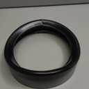 7 inch Headlight Visor Trim Ring for Harley, Motorcycle Headlamp Bezel Trim Ring Visor Cover Decorate Trim for Harley Trike Road King Touring Electra Glide Heritage Softail Accessories, Black