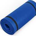 CAP Barbell 1-Inch High Density Exercise Yoga Mat with Strap | Multiple Colors