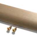 Finger Edge Pulls for Cabinets, Hidden Drawer Pulls - Flat Cabinet Pulls for Easy Installation - Cabinet Handles Modern Aluminum Alloy Kitchen Furniture Upgrade(2, Bronze, 150mm/5.91inch)