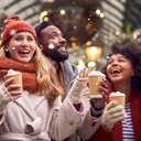 6 x Double Donut Coffee Classic Bulk Hot Chocolate Mix, Rich Hot Cocoa 12 Ounce Canister, Hot Chocolate Powder (EXP 09/03/26)