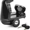 Trailer Lock with Keys Fit 1-7/8 ",2 ",and 2-5/16" Couplers,Universal Accessories for Boat,Vehicles,Trailers and Rv,Heavy-Duty Steel