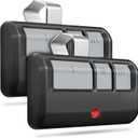 2 for Chamberlain LiftMaster Craftsman Garage Door Opener Remote 893LM 893Max 971LM Universal (Black)