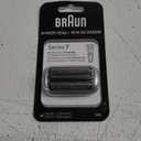 Braun Series 7 Electric Shaver Replacement Head, Easily Attach Your Shaver Head for a Shave as efficient as Day one, Compatible with New Generation Series 7 Shavers, 74S, Silver