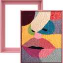 16x20 Frame for Stretched Canvas Art, 2 Pack Complete Canvas Floater Frames with 0.9" Deep for Handmade Paintings Lovely Prints Artwork, Aesthetic Home Accents Living Room Decor (Pink)