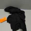 Tankaneo Womens Oversized Long Sleeve Shirts V Neck Tshirts Casual Loose Fit Tunic Tops for Leggings with Thumb Holes (X-Large, Black)