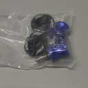 2Pcs Motorcycle Swing Arm Spools for Yamaha YZF R1 R3 R6 R6S R25 R15 R125 600R Aluminum (Blue)