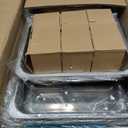 9Qt Chafing Dishes for Buffet 4Pack, 304 Stainless Steel Chafing Dish Buffet Set with Folding Frame, Food Warmers for Parties, Catering Supplies, Warming Trays for buffets Party, Multiple Food Pans