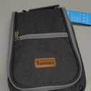 Hanging Travel Toiletry Bag for Women and Men, 6 Organizer Compartments, Extra Large Toiletries Bag, Bathroom Cosmetic Bag, Water-resistant Makeup Bag, Holds Full-Size Shampoo, Grey