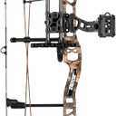 Bear Archery Royale Ready to Hunt Compound Bow Archery Set with Archery Accessories for Adults and Youths, 12- 27 Draw Length, 5-50 Lbs Draw Weight, Up to 290 FPS, One Size