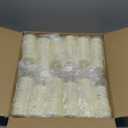 24 Pack Christmas Decoration Flickering Flameless Candles,Battery Operated Candles,LED String Lights LED Candles for New Year, Home Decor, Parties,Wedding(D2.2 xH 5" 6" 7") (Ivory)