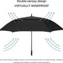 G4Free 72 Inch Golf Umbrella Windproof Auto Open Large Umbrella