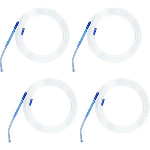 4 Units Suction Tubing with Detachable Porous end Design Handle Each Suction Tube Kits is 6.8ft Long